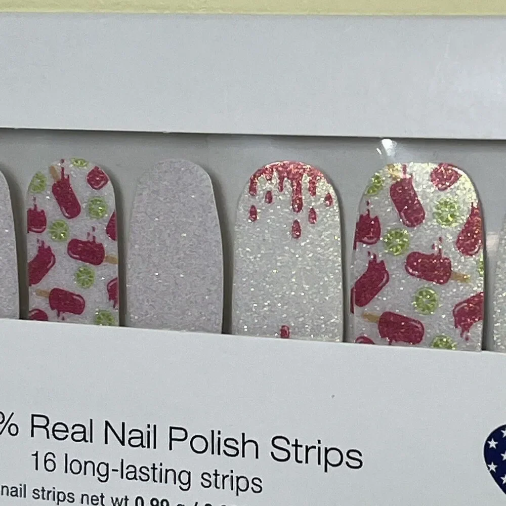 Lot of 2 Color Street Nail Polish Strips Popsicles & Your Corally Invited NEW